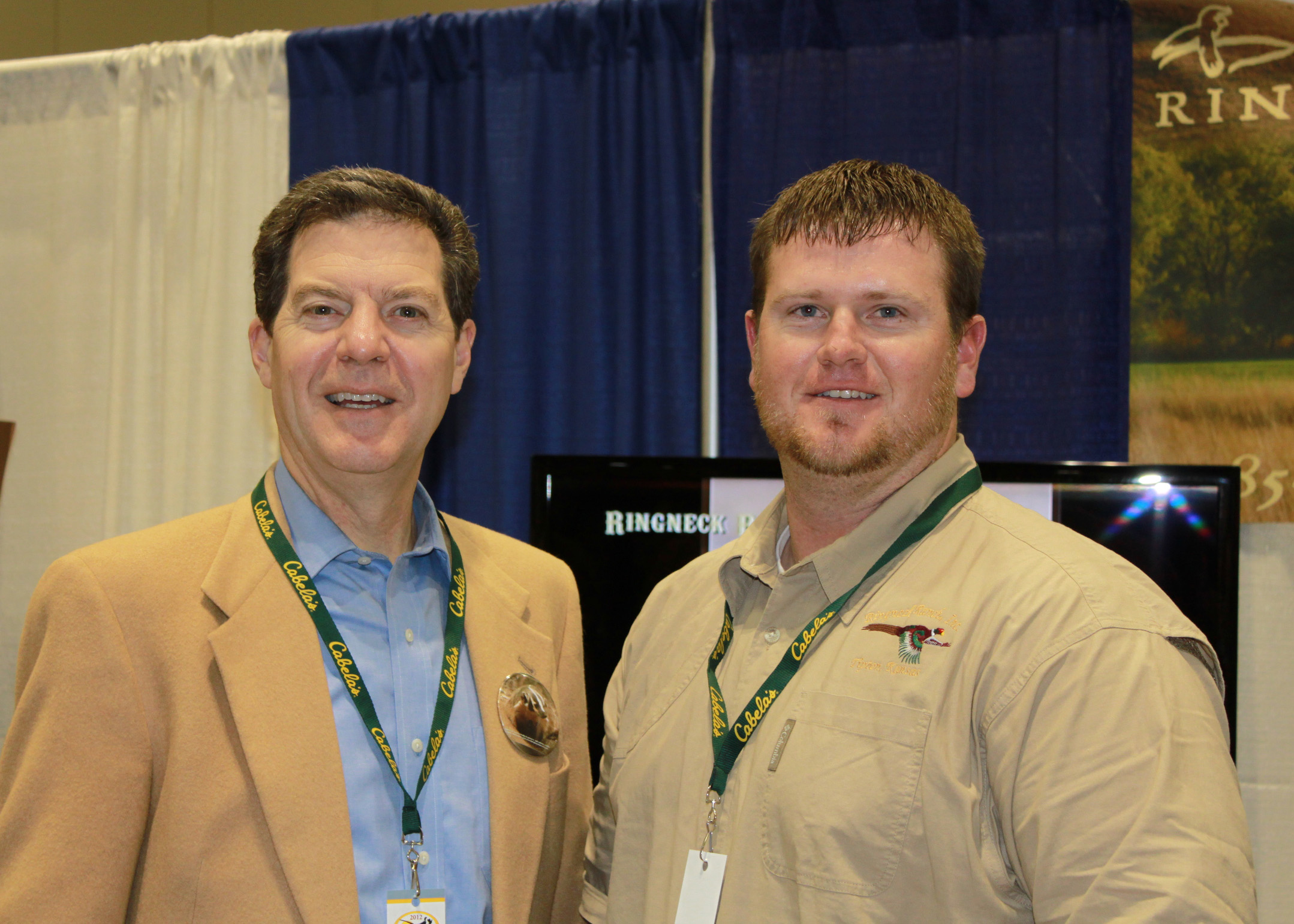 Kansas Governor Sam Brownback & RIngneck Operations Manager Zach Miller