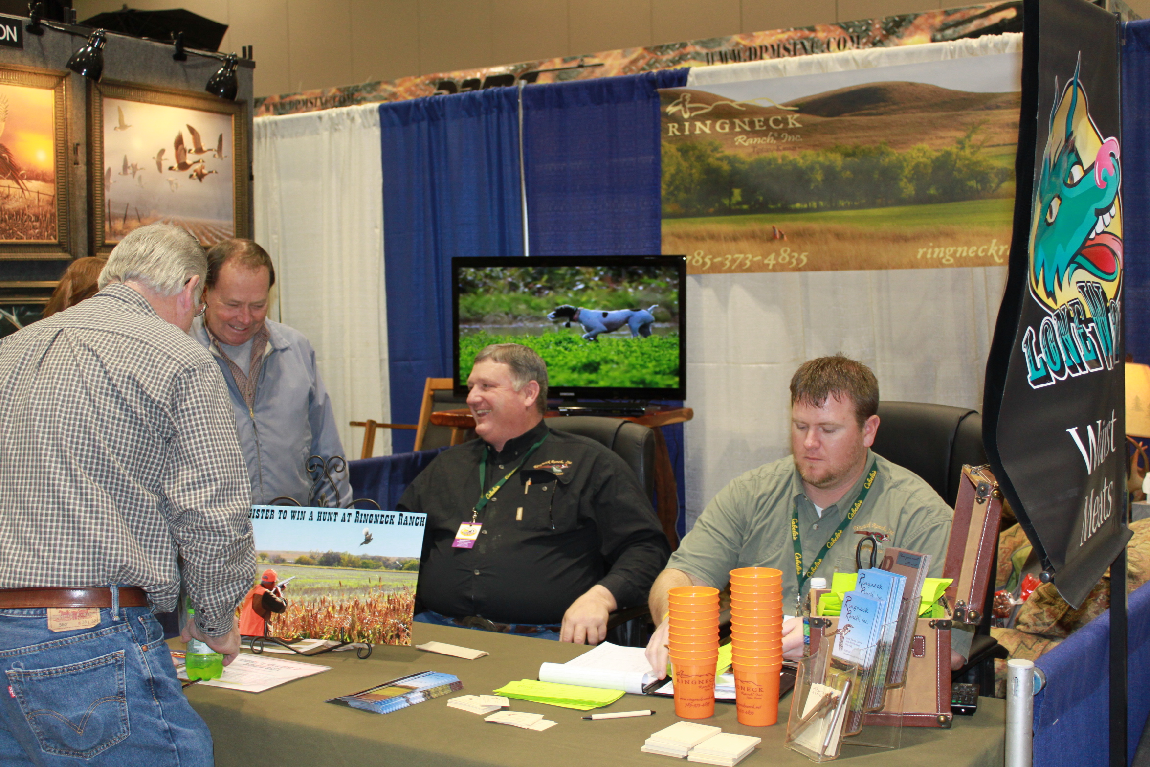 Ringneck Ranch Booth at Pheasant Fest 2012 in Kansas City
